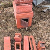 Stufa terracotta becchi