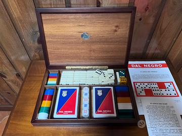 Dal Negro scatola in legno da gioco da collezione
