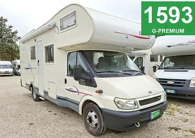 CAMPER CHALLENGER FORD MANSARDATO 6 POSTI DINETTE 