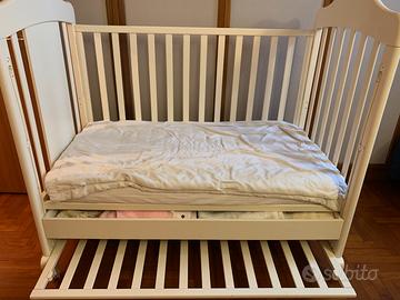 Lettino Foppapedretti con sponda a scomparsa