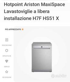lavastoviglie Hotpoint Ariston MaxiSpace nuova