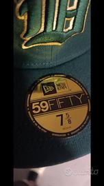 cappello new era verde nuovo mai usato