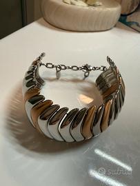 Braccialetto  Stroili rigido a segmenti – Bicolore