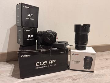 Canon EOS RP + Kit 3 Obiettivi (16mm, 50mm, 85mm)