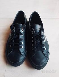 Superga on sale vera pelle