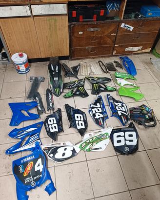 plastiche yz e kx 65 cavalletto laterale yz 