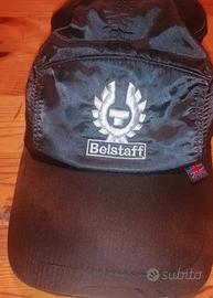 Cappellino donna nero lucido con visiera Belstaff