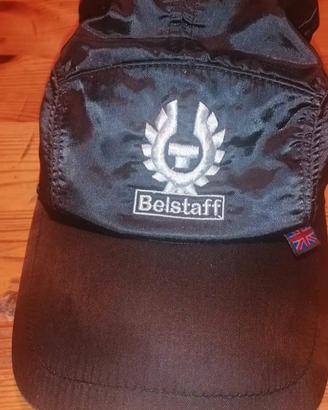 Cappellino donna nero lucido con visiera Belstaff