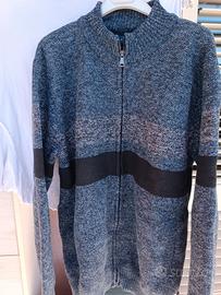 maglione uomo con zip