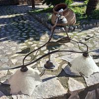 Lampadario in rame