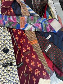 Box cravatte firmate vintage (30 pezzi minimo)