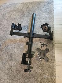 Supporto per doppio monitor