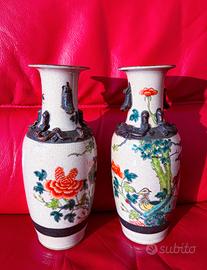 Coppia di vasi d’arte giapponese 