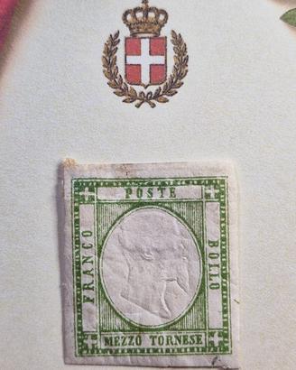 Francobollo prov. Napoletane mezzo tornese