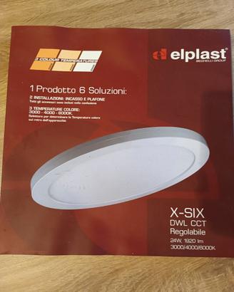 Plafoniera Led 24W BEGHELLI 2 Pezzi NUOVI