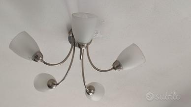 Lampadario da soffitto con 5 punti luce