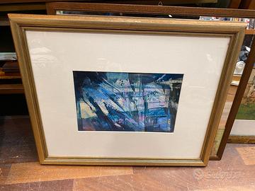 Quadro olio su tela Sisinnio usai