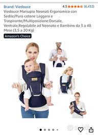 Marsupio per Neonati ergonomico