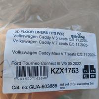 Set tappetini VW Caddy 7 posti