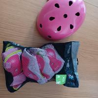 set di protezione pattini ragazza 6-10 anni