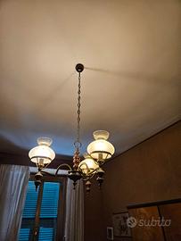 Lampadario a 3 bracci