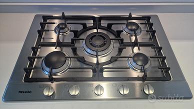 Piano cottura gas Miele 5 fuochi, 75 cm