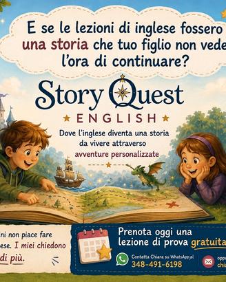 Lezioni di inglese online per bambini 4-12 anni