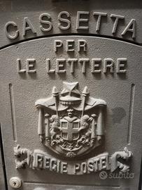 Cassetta per le lettere in ghisa regie poste