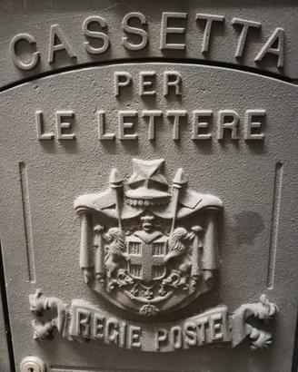 Cassetta per le lettere in ghisa regie poste