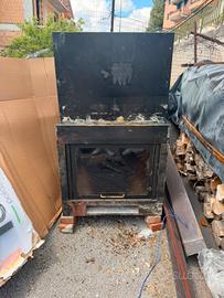Termocamino a Legno CTM 30 kW + Kit completo