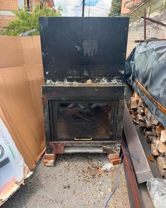 Termocamino a Legno CTM 30 kW + Kit completo