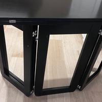 Tavolo pieghevole legno nero