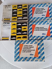 Listini e ricambi originali