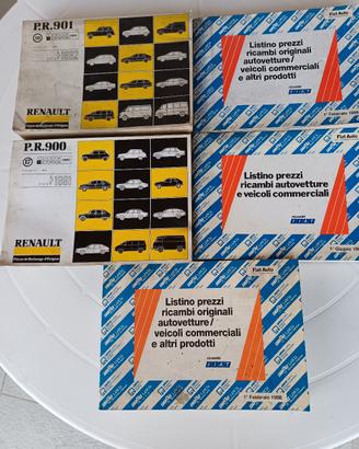 Listini e ricambi originali