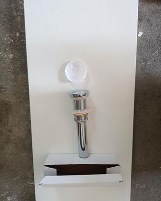 piletta  per lavabo cromata 