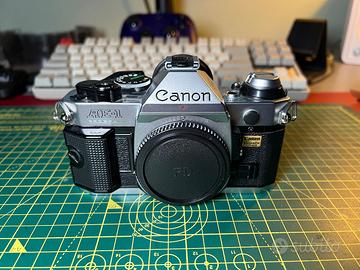 Canon AE1 Program + lenti (50, 80-200, 400)