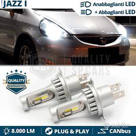 Lampade LED H4 Per HONDA JAZZ 1 Luci 6500K 8000LM