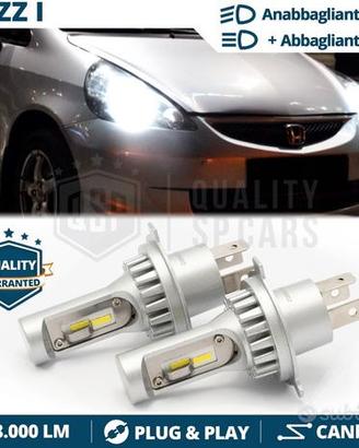 Lampade LED H4 Per HONDA JAZZ 1 Luci 6500K 8000LM