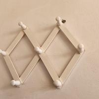 Appendiabiti da muro in legno (2 pezzi)