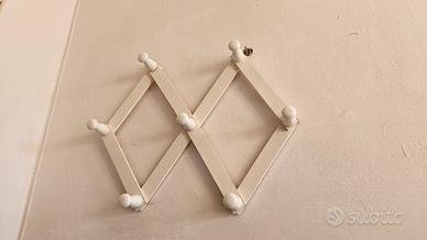 Appendiabiti da muro in legno (2 pezzi)