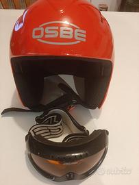 Casco e occhiali sci bambino