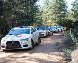 MITSUBISHI Lancer Evo X n4 rally slalom salita