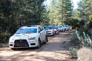 MITSUBISHI Lancer Evo X n4 rally slalom salita