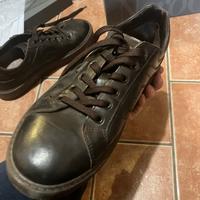 Scarpe in pelle casual nero giardini nuove