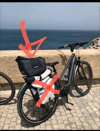 Borsa da portapacchi grigio Ortlieb