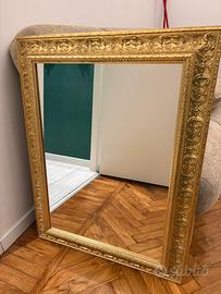 Specchio legno oro 66 x 88 cm (come nuovo)