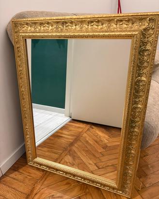Specchio legno oro 66 x 88 cm (come nuovo)