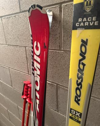 Sci Rossignol 9X pro con attacchi 957 cm1,77