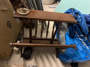 Portariviste in legno vintage