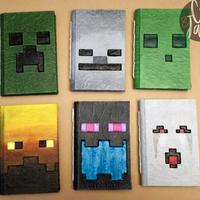Taccuini ispirati a Minecraft - fatto a mano